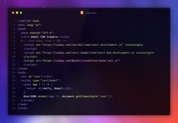 Vite build output example